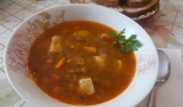 Lentil and Potato Soup