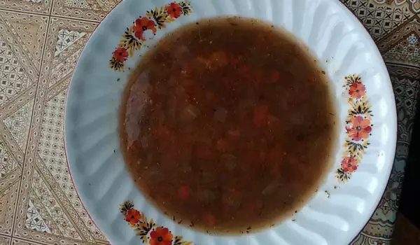 Easy Lentil Soup with Dock
