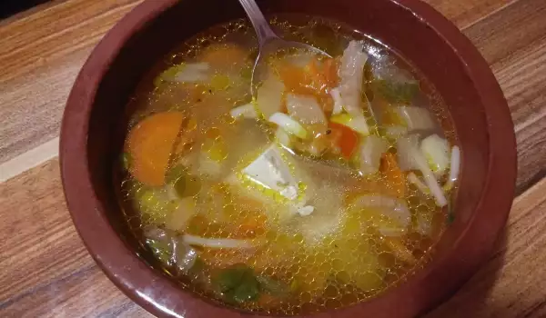 Vegetable Soup with Tofu