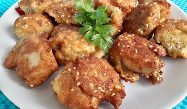 Sesame Seed Chicken Nuggets