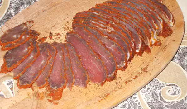 Dried Meat from Pork Tenderloin or Leg