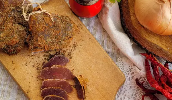 Dried Meat from Pork Tenderloin or Leg