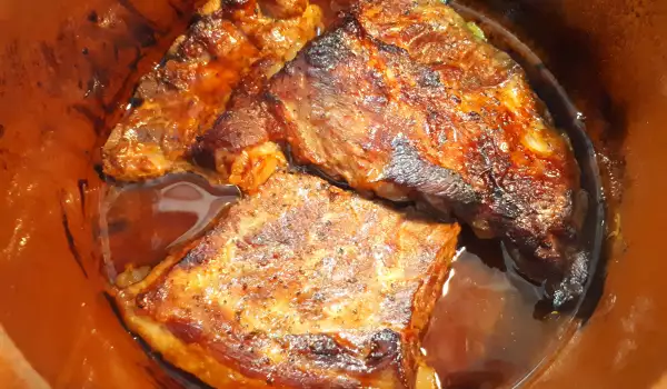 Pork Ribs with Honey and Beer