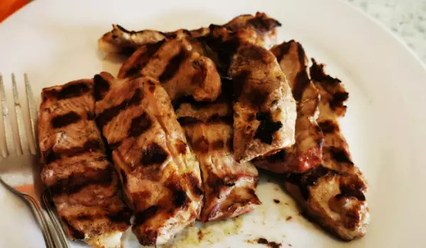 Pork Steaks in Honey Marinade