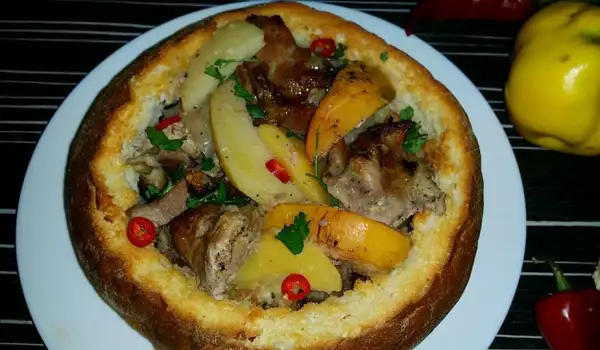 Baked Pork with Quince