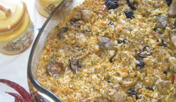 Pork with Rice and Prunes