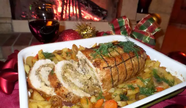 Festive Pork Roll for Christmas