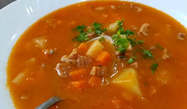 Macedonian Beef Soup