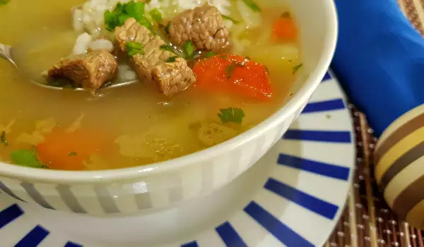 Fragrant Beef Soup with Rice