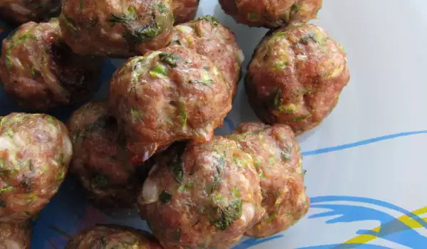 Minced Beef and Zucchini Meatballs