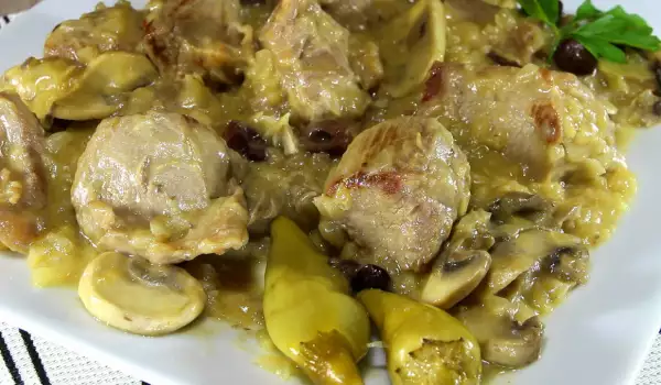 Veal with Mushrooms