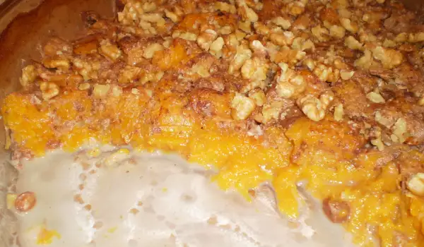 Oven Roasted Pumpkin with Milk and Rice
