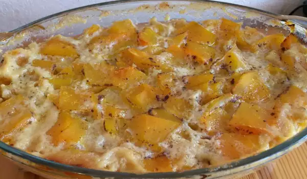 Baked Pumpkin with Topping