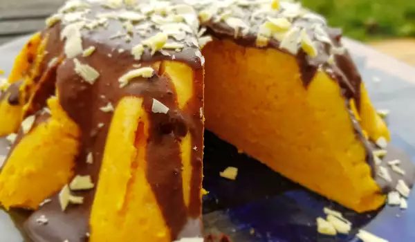 Pumpkin Pudding with Chocolate