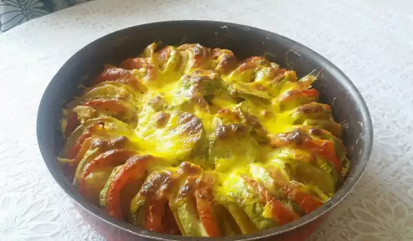 Country-Style Baked Zucchini with Vegetables