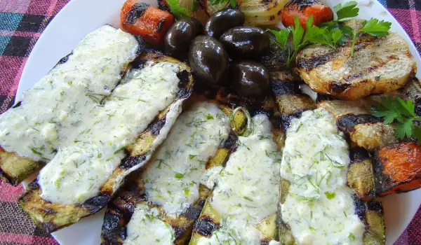 Grilled Zucchini with Turnips
