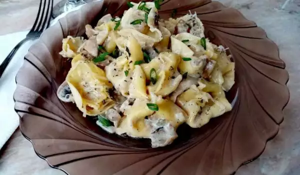 Tortellini with Porcini Mushrooms