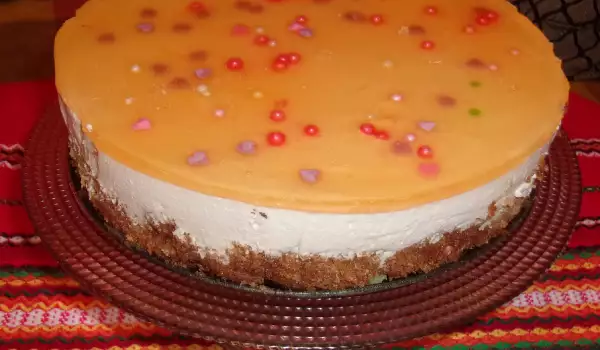 Cake with Cheesecake Cream