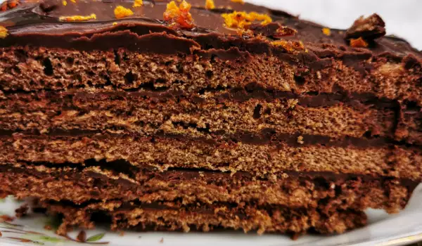 Dobos Torte with Ready-Made Cake Layers