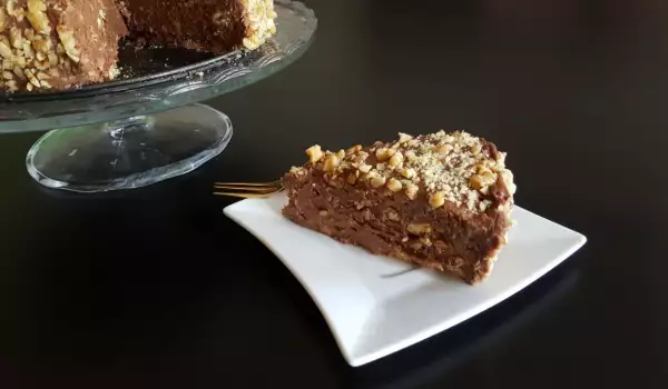 Cake with Crushed Biscuits