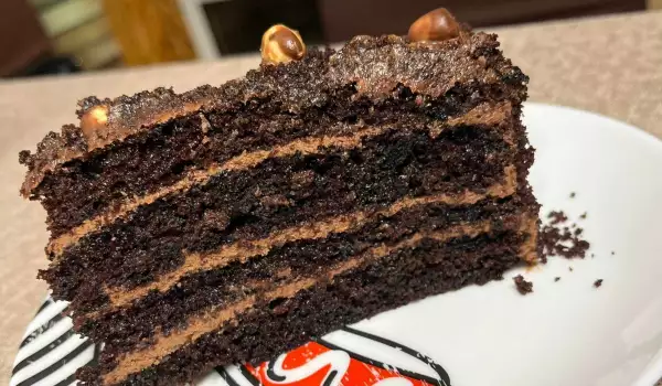 Chocolate Cake with Oreo Cookies