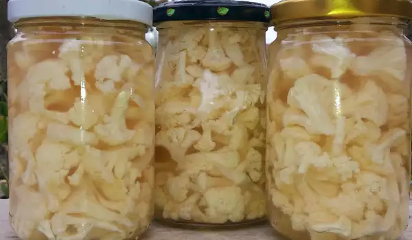 Pickled Cauliflower without Sterilization