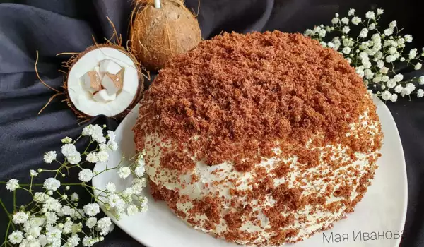 Turkish Cake Kumbet Pasta with Coconut