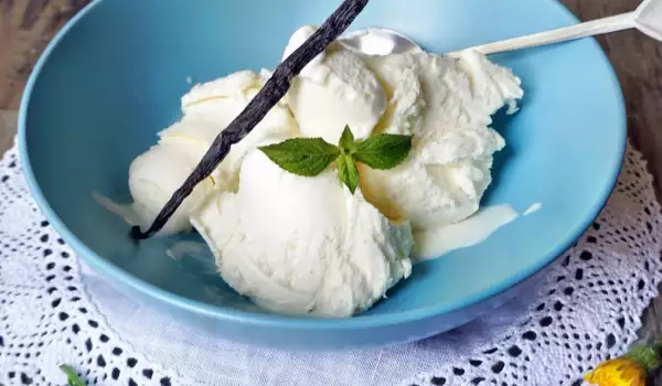 Vanilla Ice Cream with Condensed Milk
