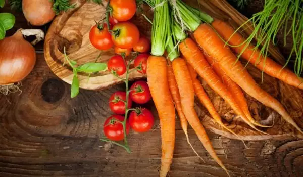 Carrots and Tomatoes