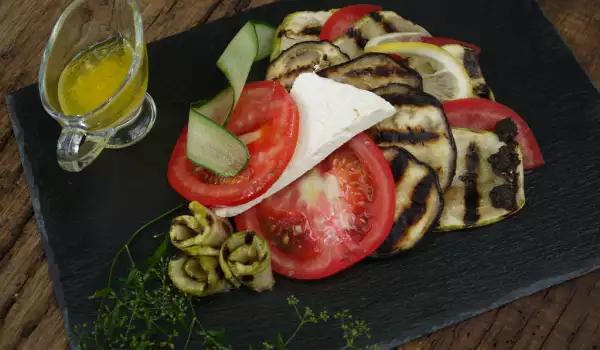 Grilled Vegetables in a Honey Marinade
