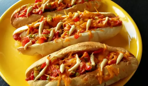 Vegetarian Hot Dog