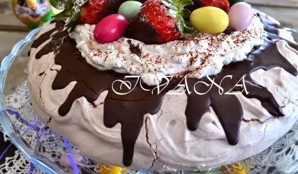 Easter Chocolate Pavlova