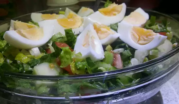Easter Salad with a Light Dressing