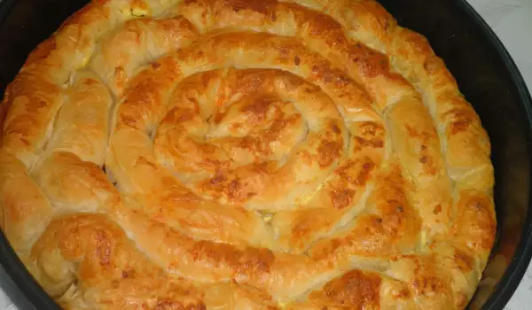 Spiral Phyllo Pastry with Thick Sheets