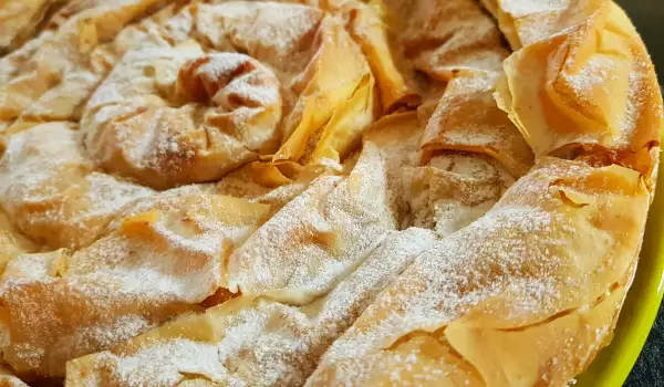Twisted Pumpkin, Carrot and Apple Filo Pastry Pie