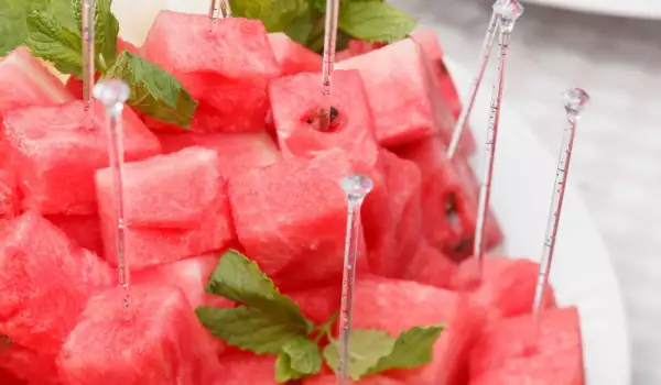 watermelon cubes