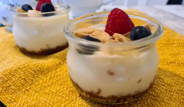 White Chocolate and Biscuit Pudding