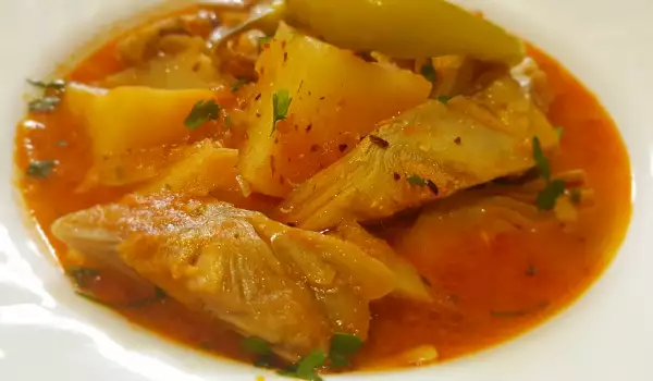Vegan Stew with Artichokes and Potatoes