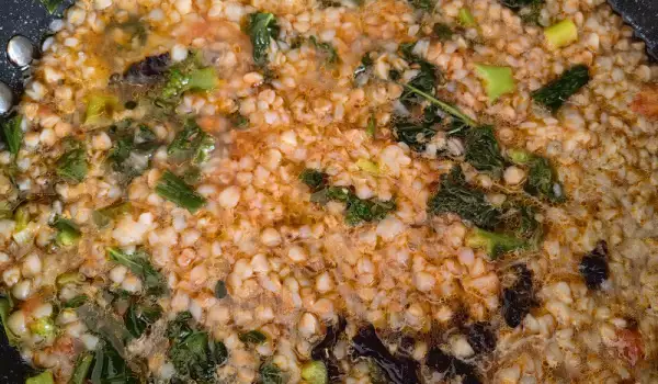 Vegan Kale and Buckwheat Stew