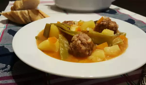 Meatball and Potato Stew