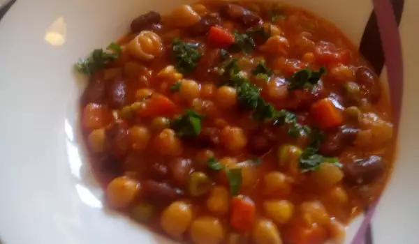 Chickpea and Red Bean Stew