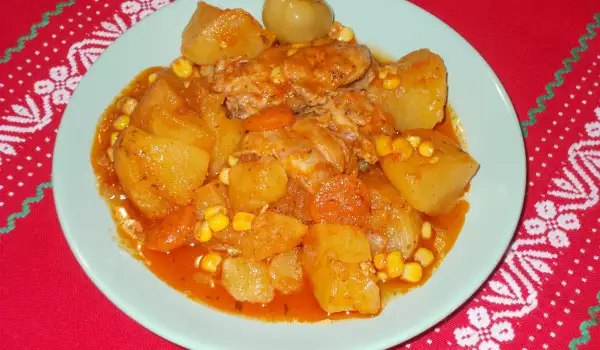 Stewed Rabbit with Potatoes