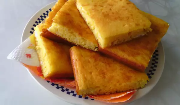 Breakfast with Cornmeal, Flour, Feta and Cheese