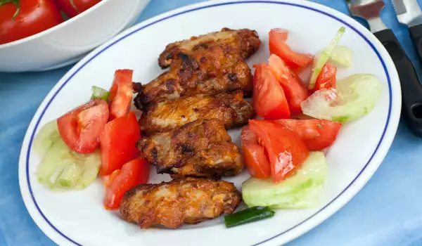 Marinated Grilled Chicken Wings
