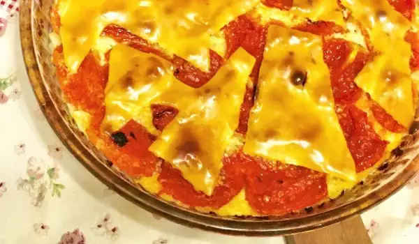 Potato Casserole with Tomatoes and Cheddar