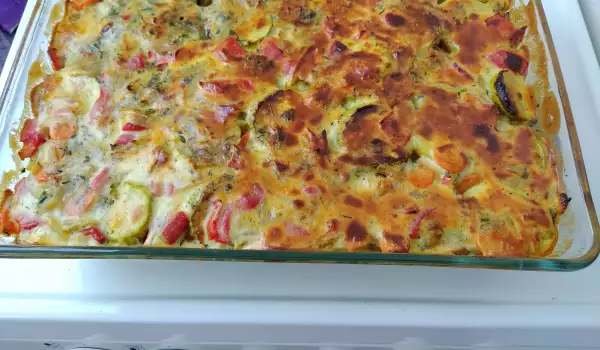 Casserole with Zucchini and Potatoes