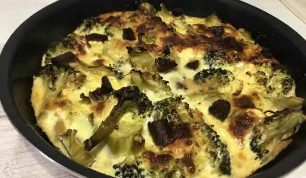 Casserole with Broccoli and Cheeses