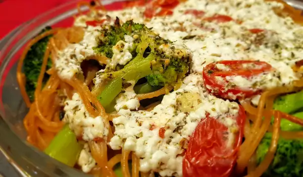 Healthy Oven-Baked Spaghetti