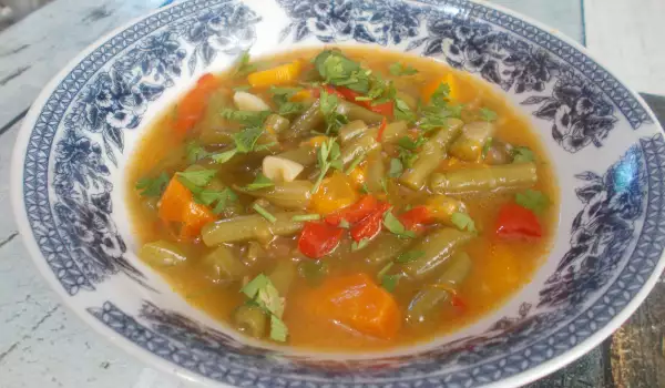 Green Bean and Garlic Stew