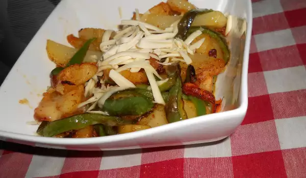 Vegetables in Butter with Cheese